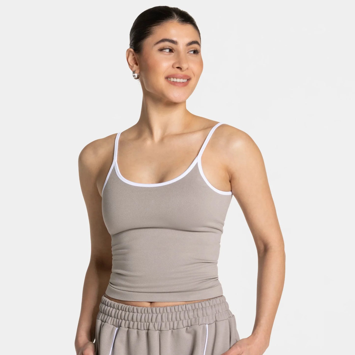 NCLAGEN Woman Sports Tank Top Open Back Gym Clothes Fitness Yoga Vest Thin Strap Push-up Dry Fit Workout Running Pilates Blouse