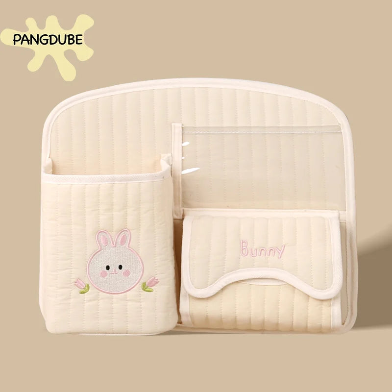 Baby Diaper Organizer Handing Bag for Crib Stroller Diaper Bags Diaper Stacker and Carrier Baby Crib Organizer for Baby Things