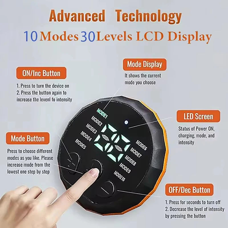 Smart Muscle Stimulator Abs Trainer Abdominal Toning Belt Waist Massager Body Slimming Weight Lose Home Gym Fitness Equiment