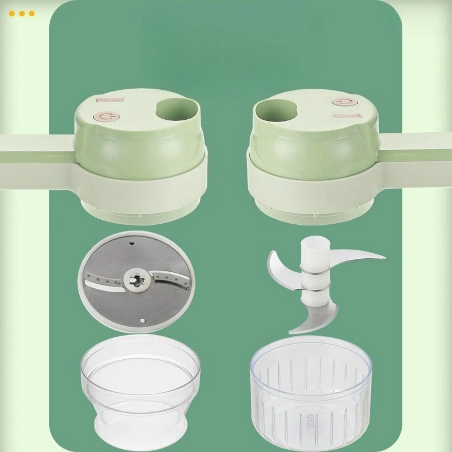 Electric Vegetable Cutter Multifunctional Food Processor Hand-Held Mini Fruit Meat Grinder and USB Chopper Kitchen Accessories