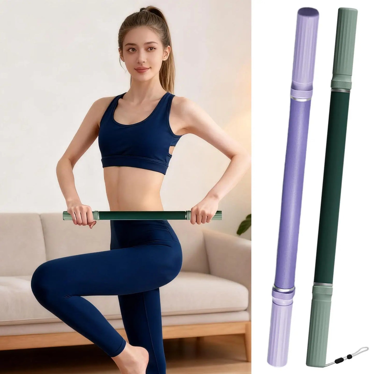 Yoga Stick for Stretching Relaxation Tool Roller Hunchback Corrector Open Back Standing Training Stick for Fitness accessories