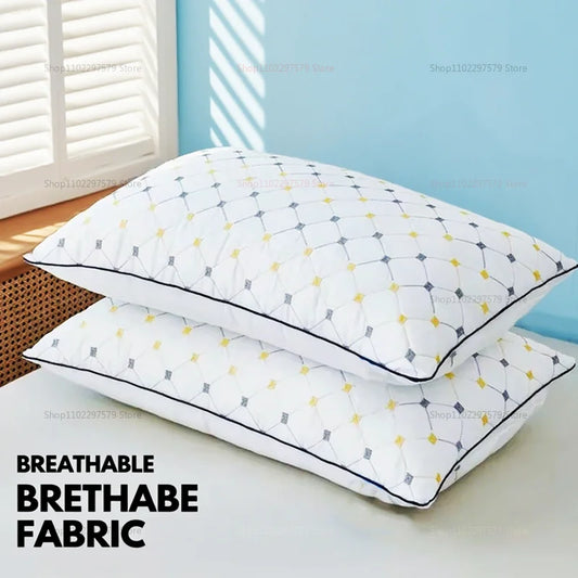 Home Textile Pillow Core Cotton Antibacterial Anti-Mites Single Cervical Vertebra Soft Pillow Core Low Pillow Can Be Washed