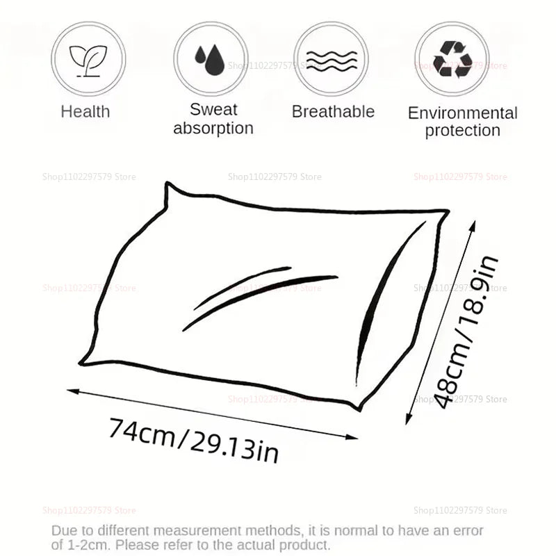 Home Textile Pillow Core Cotton Antibacterial Anti-Mites Single Cervical Vertebra Soft Pillow Core Low Pillow Can Be Washed