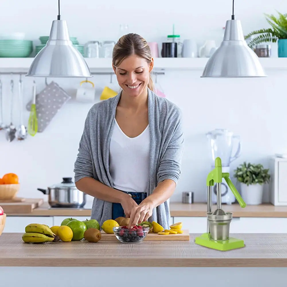 Stainless Steel Manual Citrus Juicer Press Machine For Home Kitchen Bar Orange Lemon Grapefruit Grade Hand Operated Juice Tools