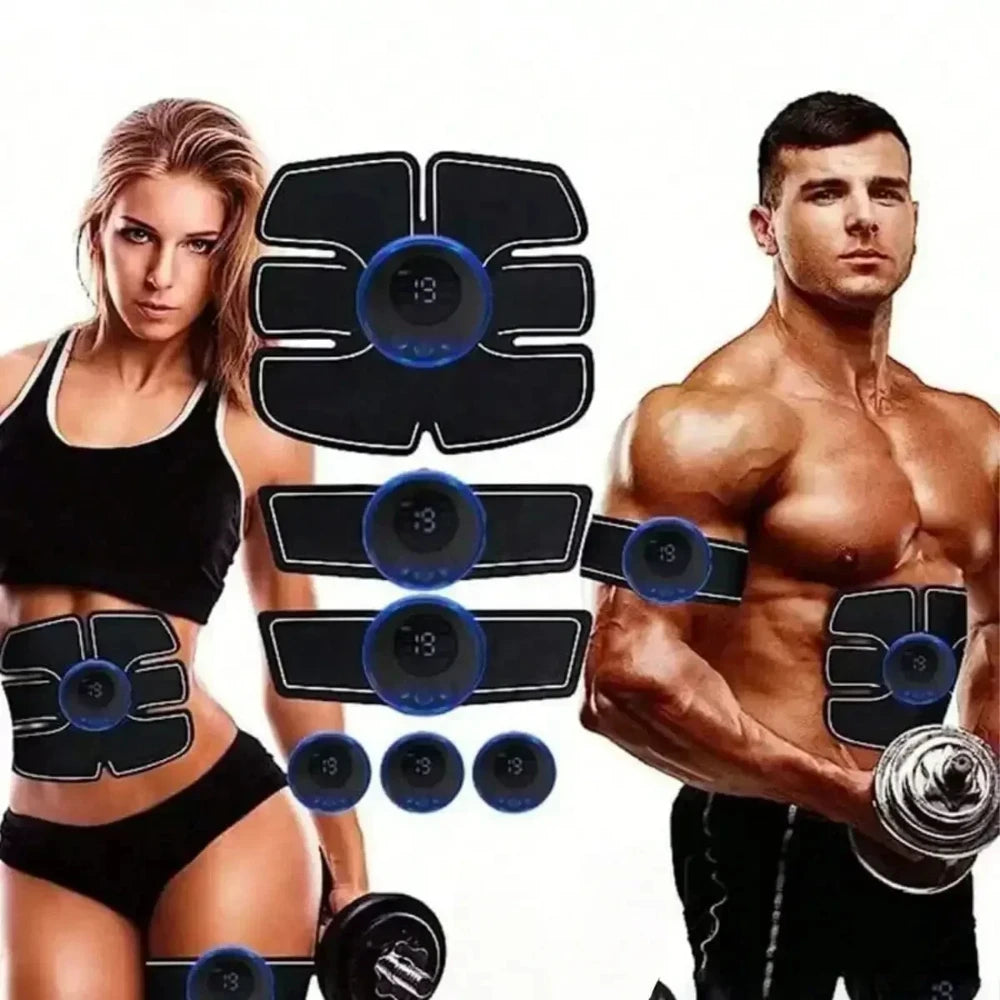 Portable Muscle Trainer Intelligent Wireless Fitness Apparatus - Charging Version ABS Stimulator for Men And Women USB Charging