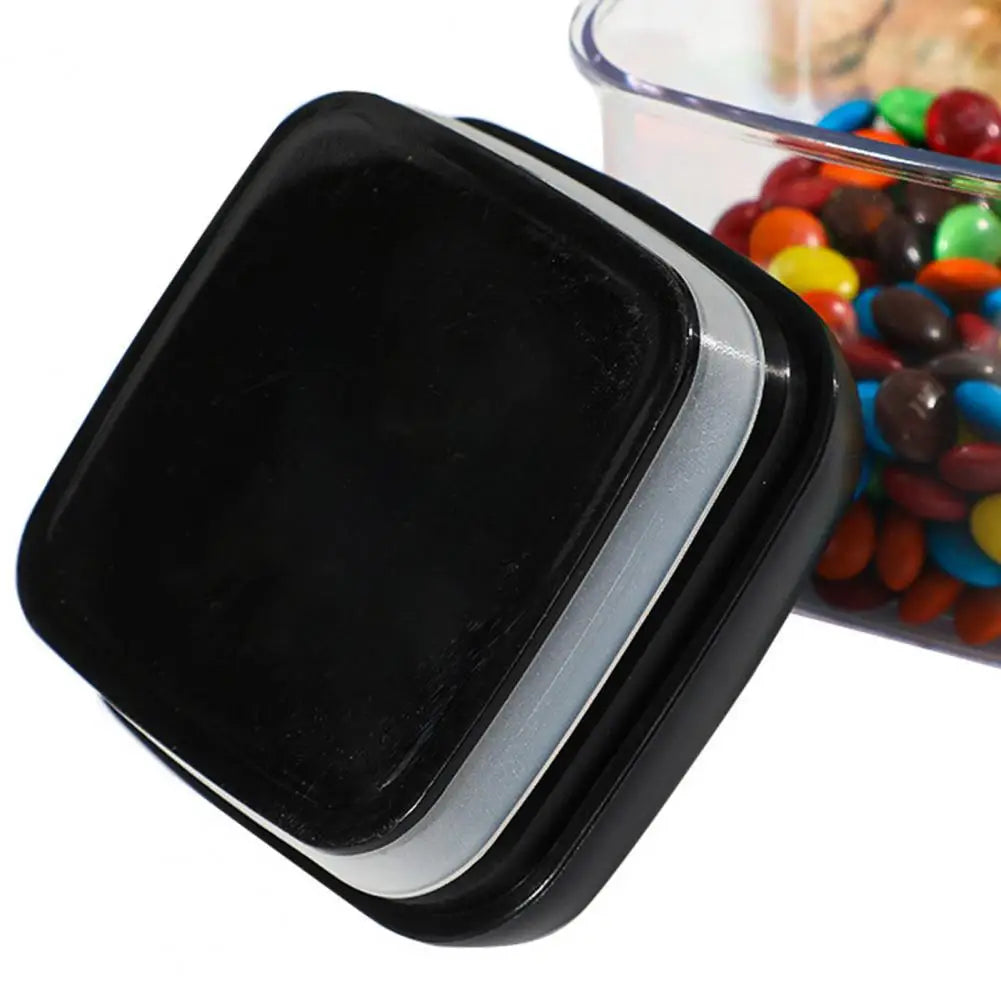 4PC Airtight Food Storage Containers with Lids Clear Plastic Kitchen and Pantry Organization Canisters Kitchen Storage Organizer