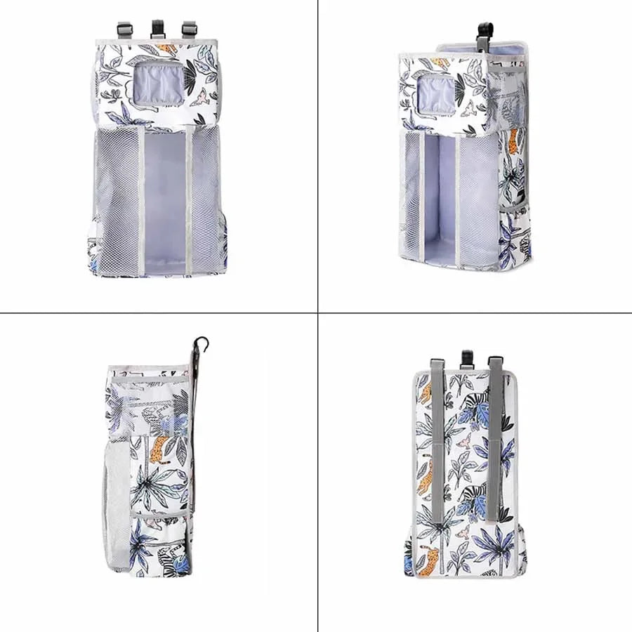 Baby Diaper Hanging Organizer Diaper Stacker for Changing Table Crib Hanging Classified Storage Bag Organizer Gifts for Newborn
