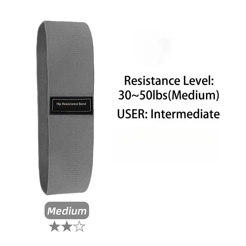 Fabric Resistance Hip Booty Bands Glute Thigh Elastic Workout Bands Squat Circle Stretch Fitness Strips Loops Yoga Gym Equipment
