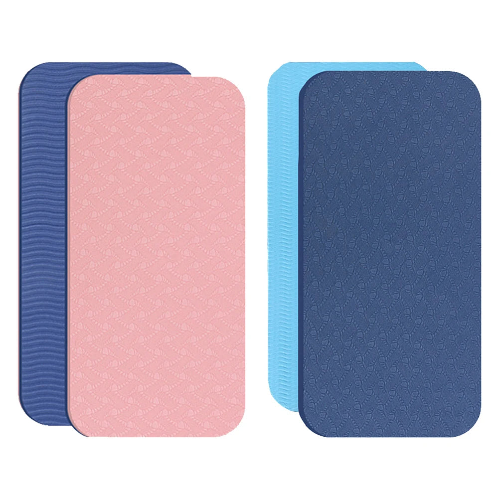 2Pcs Yoga Kneeling Pad Non-Slip Soft TPE Pad Comfortable Protective Pad for Elbow Leg Arm Balance Exercise Fitness Workout