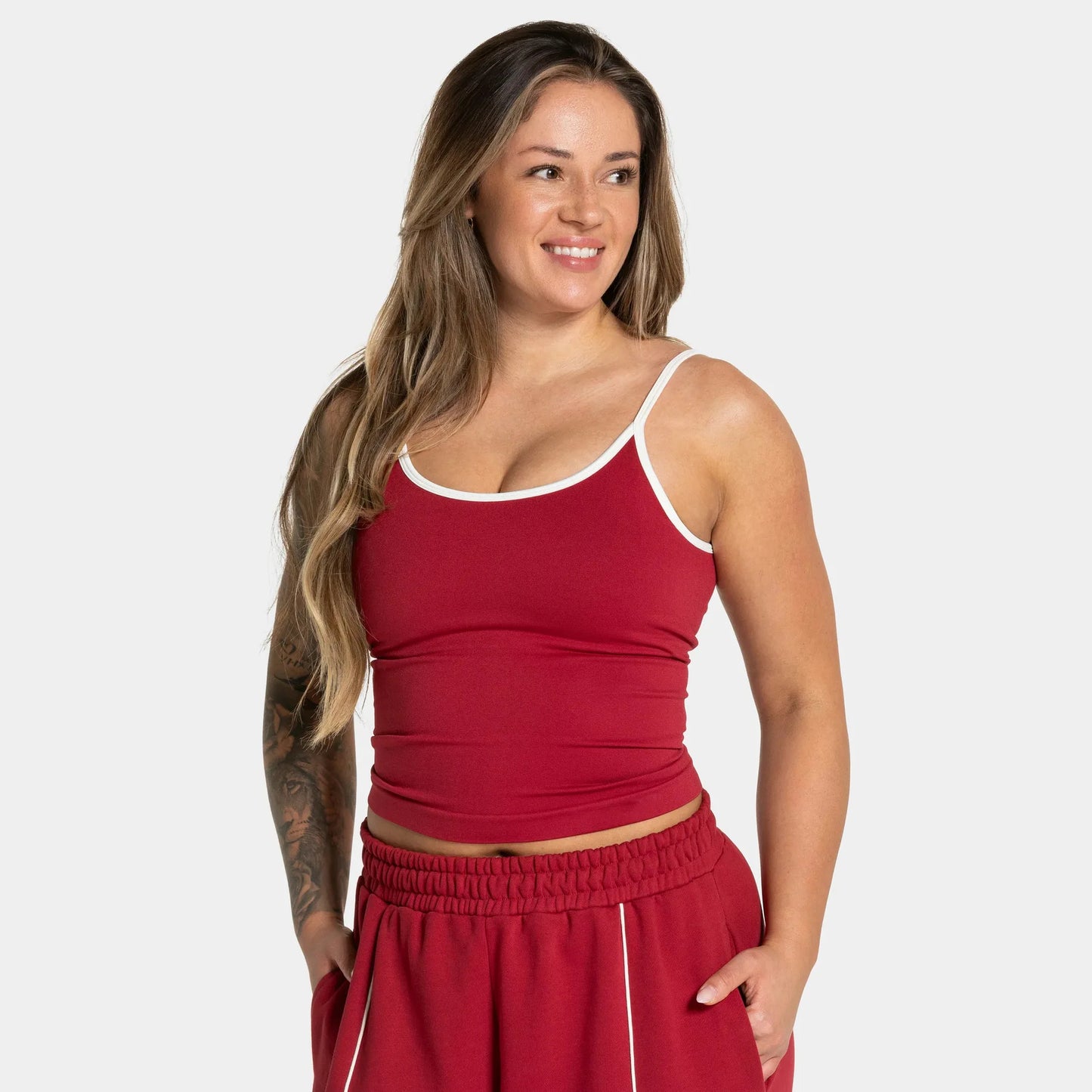 NCLAGEN Woman Sports Tank Top Open Back Gym Clothes Fitness Yoga Vest Thin Strap Push-up Dry Fit Workout Running Pilates Blouse