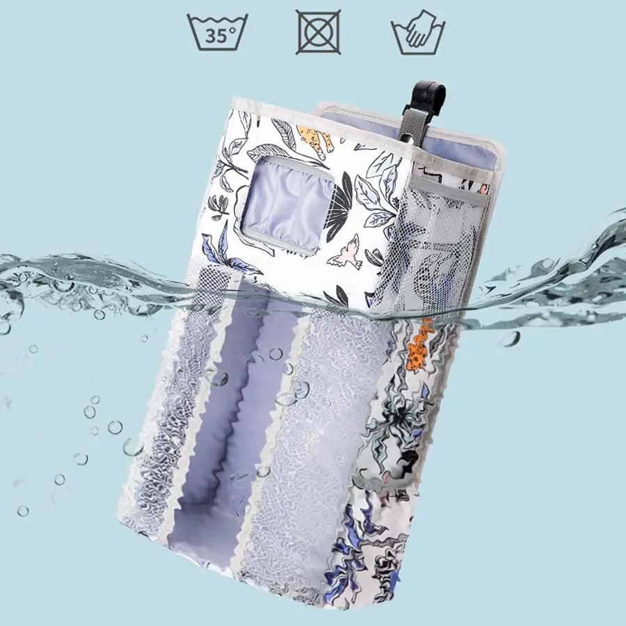 Baby Diaper Hanging Organizer Diaper Stacker for Changing Table Crib Hanging Classified Storage Bag Organizer Gifts for Newborn