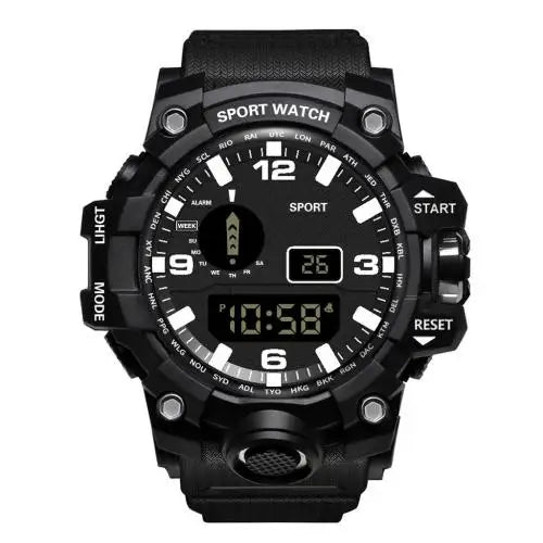 New Men's Watch LED Digital Men Sport Watches Fitness Electronic Watch Multifunction Military Sports Watches Clock Kids Gifts