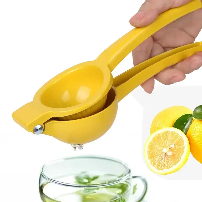 Manual Lemon Juicer Aluminum Alloy Hand Pressed Orange Fruit Juicer Household Mini Squeezer Lemon Clip Practical Kitchen Gadgets