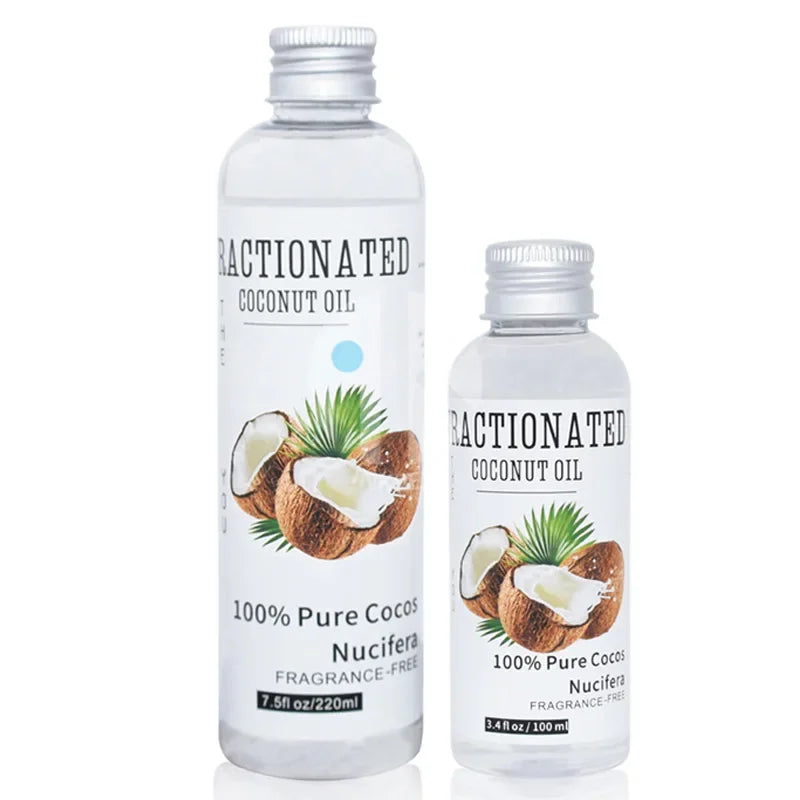 Natural Organic Coconut Oil 100% Organic Castor Oil Moisturizing Deep Relaxation Body Face Massage Essential Oil Skin Care 100ml