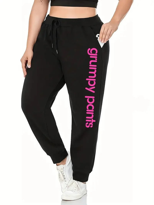 Women's slimming drawstring printed casual versatile fashion ankle pants for spring and autumn